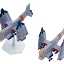 Rebuild of Evangelion SYUTO Tiny Scale Plastic Model Kit UNAF Close Air Support VTOL Aircraft YAGR-3B 5 cm