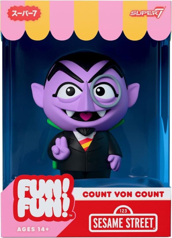 „Sesame Street Fun! Fun!“ vinüülfiguuride seeria 01 – Krahv von Count, 18 cm