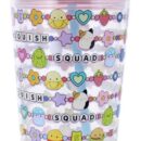 Squishmallows joogiklaas koos kõrrega „Squish Squad“ 700 ml
