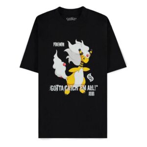 Pokémon Mega Evolutions T-Shirt Mega Ampharos Gotta Catch Em All Size S
