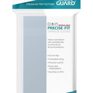 Ultimate Guard Precise-Fit Sleeves Japanese Size (100) – Resealable