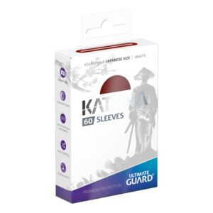 Ultimate Guard Katana Sleeves Japanese Size (60) – Red