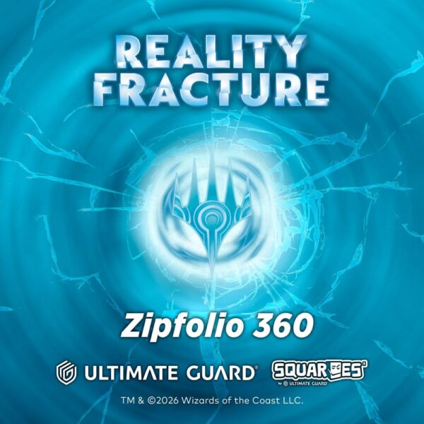 Ultimate Guard Zipfolio 360 Xenoskin Magic: The Gathering „Reality Fracture“ – sinine haruldane / mitmevärviline haruldane