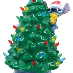 Disney Ceramic Christmas Tree with Lights Stitch 30 cm