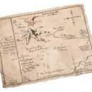 The Hobbit Art Print Thorin's Map 40 x 30 cm