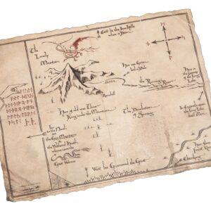 The Hobbit Art Print Thorin’s Map 40 x 30 cm