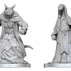 Pathfinder Battles Deep Cuts Unpainted Miniature Zyss & Aapoph Serpentfolk 13 cm