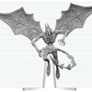 Dungeons & Dragons Nolzur’s Marvelous Miniatures Unpainted Miniature Nightgaunt 8 cm