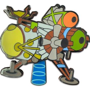 Outer Wilds Pin Badge Spaceship Bobble 5 cm