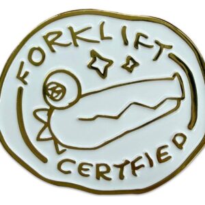 Crashout Crew Pin Badge Forklift Certified