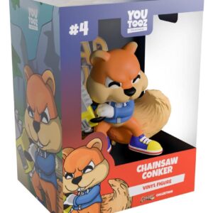 Conker’s Bad Fur Day Vinyl Figure Chainsaw Conker 8 cm