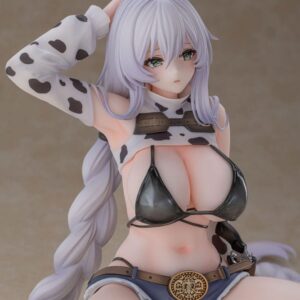 Статуэтка из ПВХ «Azur Lane» в масштабе 1:6 — Фарго Дэйри, версия «Под мрачным солнцем», 17 см