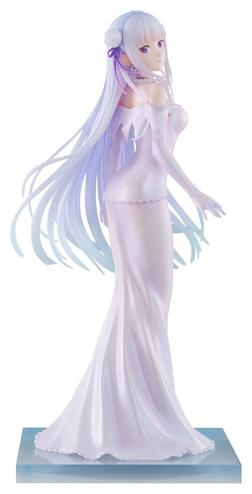 Re:ZERO — Начало жизни в другом мире — Фигурка из ПВХ в масштабе 1:7, Эмилия в свадебном платье, версия 24 см
