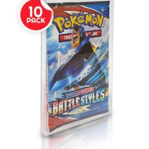Набор из 10 защитных плёнок PET для карт серий «Booster», «Magic» и «Yu-Gi-Oh»