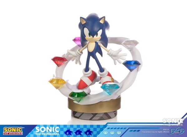 Статуэтка Соника-Ежа из серии «Sonic Frontiers», изготовленная из смолы, высотой 42 см