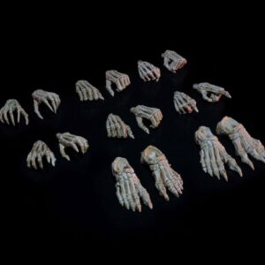 Mythic Legions: Necronominus Action Figure Accessory Skeletons of Necronominus Hands/Feet Pack