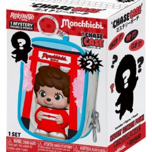 Мини-фигурка Monchhichi Chase Case из серии «Слепой ящик», 2-я серия, 9 см