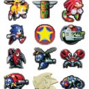 Набор сюрпризных значков «Sonic The Hedgehog Mystery Pin Badges» в коробке-сюрпризе (12 шт.)