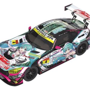 Автомобиль проекта «Хацунэ Мику GT» в масштабе 1:64 от Good Smile: Хацунэ Мику AMG 2019, версия SUPER GT, 7 см