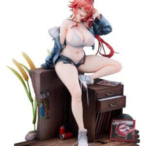 Богиня Победы: Фигурка Никке из ПВХ в масштабе 1:7 «Красная Шапочка: Ретро-дни», 25 см