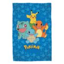 Pokémon-fliisist tekk „Starter Pokémon“, 130 x 160 cm