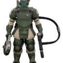 Warhammer Action Figure Astra Militarum Kasrkin 6 with Hot-shot Laspistol