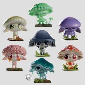 Набор мини-фигурок Capkins, 1-й сезон, 7 см, в закрытых коробках (6 шт.)