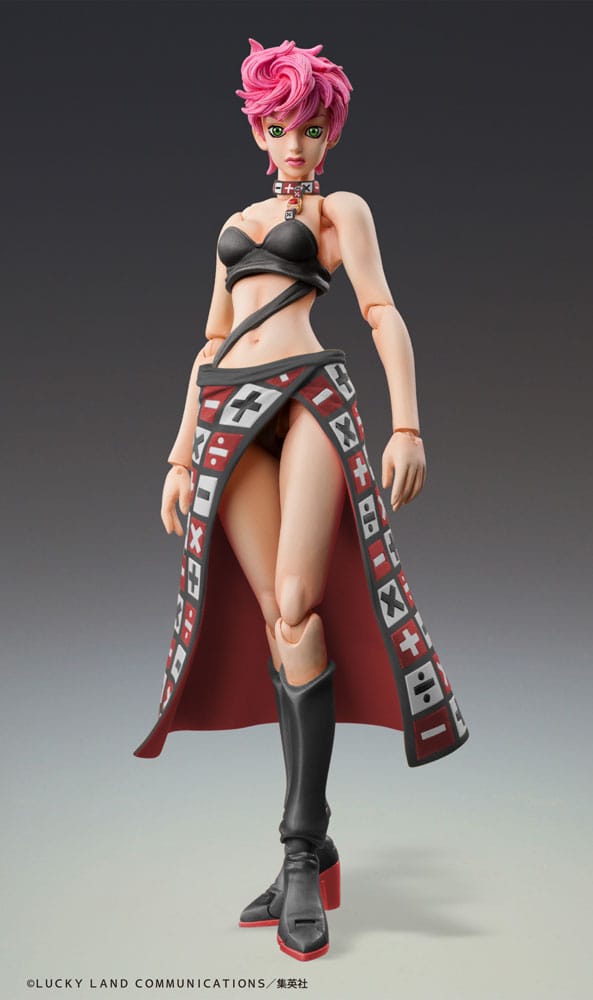 JoJo's Bizarre Adventure, 5. osa: Super Action tegelaskuju Chozokado Trish Una, must versioon, 15 cm