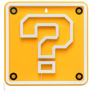 Super Mario LED Neon Wall Lamp Question Block 24 x 24 cm