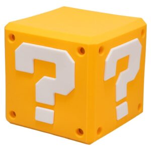 Super Mario SquishyGlo Silicon Light Question Block Rechargeable 13 cm