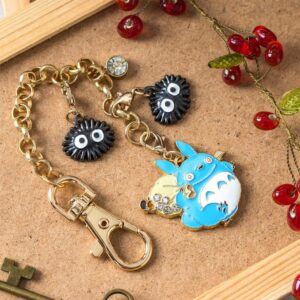 My Neighbor Totoro Charm Chain Keychain Middle Totoro