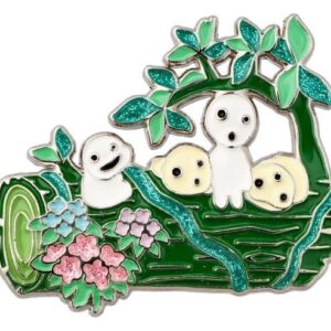 Princess Mononoke Metal Brooch Kodama