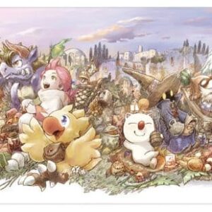 Final Fantasy Playmat Chocobo & Friends 61 x 34 cm