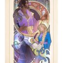 Художественный принт «Critical Role» с изображением Мэтью Мерсера: иллюстрации в стиле модерн, посвященные 10-летию сериала, 46 × 28 см — без рамки