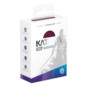 Ultimate Guard Katana Sleeves Standard Size (100) – Radiant Plum