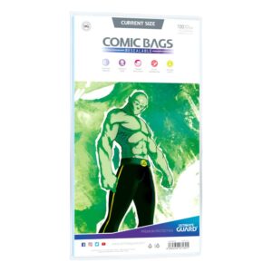 Ultimate Guard Comic Bags Resealable (100) – Current Size