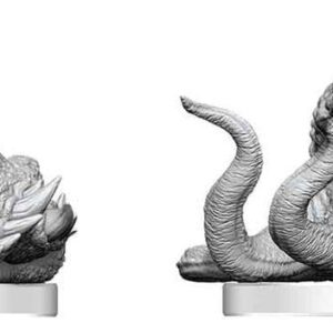 Pathfinder Battles Deep Cuts Unpainted Miniature Bogwid & Slurk 13 cm