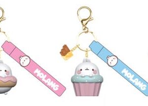 Molang Snack Time Series Keychain with Hand Strap Display (9)