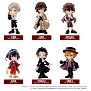 Bungo Stray Dogs PalVerse Mini Figures Blind Box Display (6)