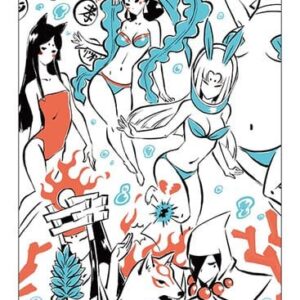 Okami 20th Anniversary Reprint Art Project Tapestry Summer 74 x 28 x 2 cm