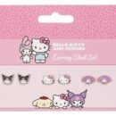 Sanrio Stud Earring Set Hello Kitty, Kuromi and My Melody