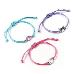 Sanrio Bracelet 3-Pack Hello Kitty, Kuromi and My Melody