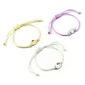 Sanrio Bracelet 3-Pack Hello Kitty, Cinnamonroll and Pompompurin