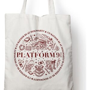 Harry Potteri kandekott „Platvorm 9 3/4“, puuvill