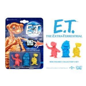 E.T. the Extra-Terrestrial Collector’s Set Mini Figures 3-Pack 1982 Edition 5 cm