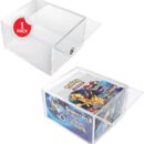 Evoretro Acrylic Display Case for Booster Boxes / Elite Trainer Boxes Ver. 1 with Sliding Lid