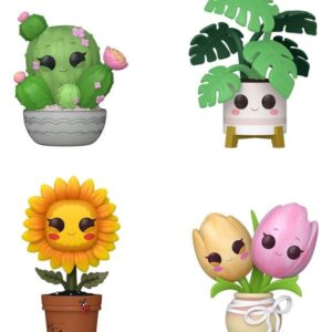 Flora POP! Vinyl Figures Flora Black Friday 4PK 9 cm