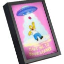 The Simpsons Framed LED Poster 20 x 28 cm