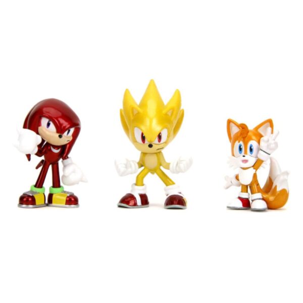 Sonic the Hedgehog Nano Metalfigs: мини-фигурки из литого металла, набор из 3 штук, 5 см