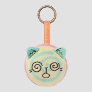 Meowcaron Plush Bag Charm Spiral 7 cm